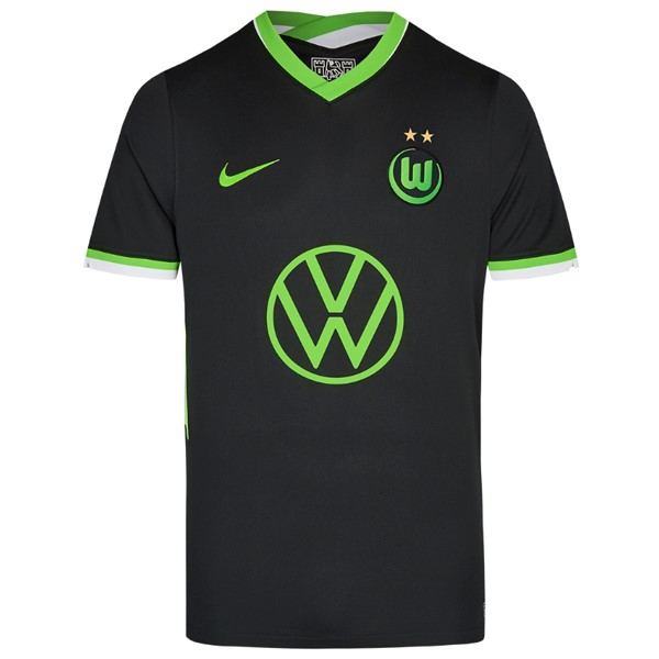 Tailandia Camiseta Wolfsburgo Segunda Equipación 2020-2021 Verde Marino